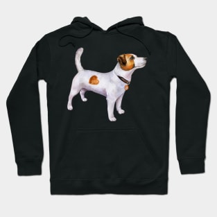 Jack Russell Terrier Watercolor Art Hoodie